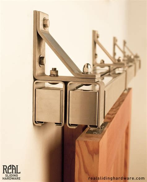 Stainless Steel Box Rail Bypass Barn Door Hardware Interior